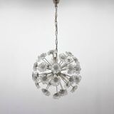 Design Space age Dandelion / Sputnik Chandelier by Preciosa, 1970s