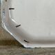Antique octagonal plate in blue and white pottery with bird decoration.