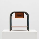 Table d'appoint ou table de chevet industrielle, Belgique vers 1910