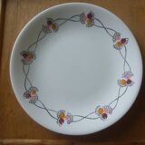 Flat plate Gien model Fleurettes