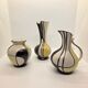 Trio of Bay Keramik vases with Florenz motif - 1957