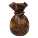 vase shaped like a money bag, in beautiful earthy colours.