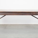 Antique English Pinewood Monastery Table from the 19th Century