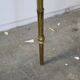 Console in brass and pink alabaster