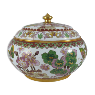 Pot en bronze émaillé chinois chine XXè siècle