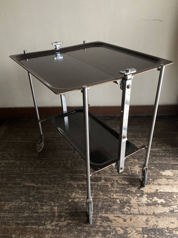 Table de repas desserte pliante Textable de Platex 1970