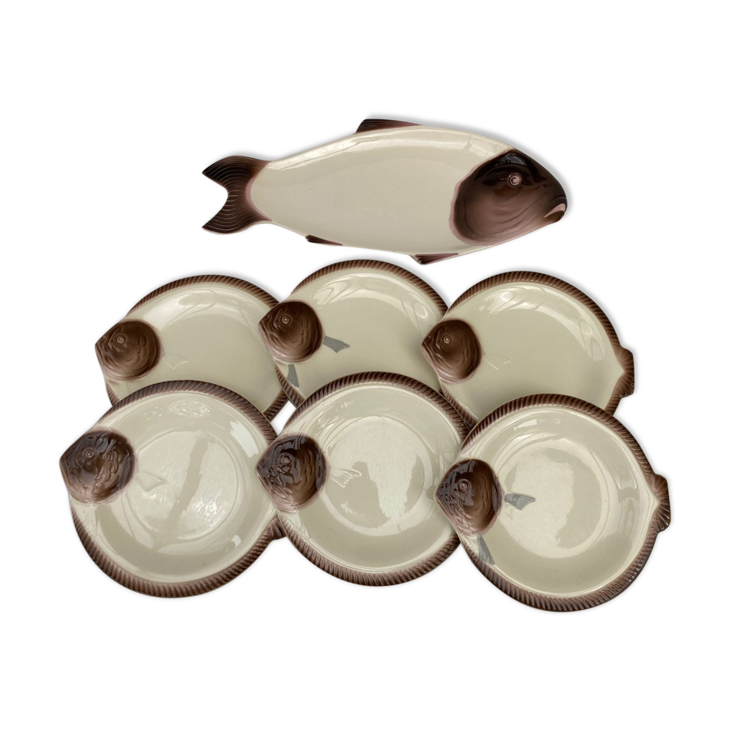 Longwy Fish Set - Copenhagen Model