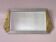 Art Deco wooden mirror with bevelled glass