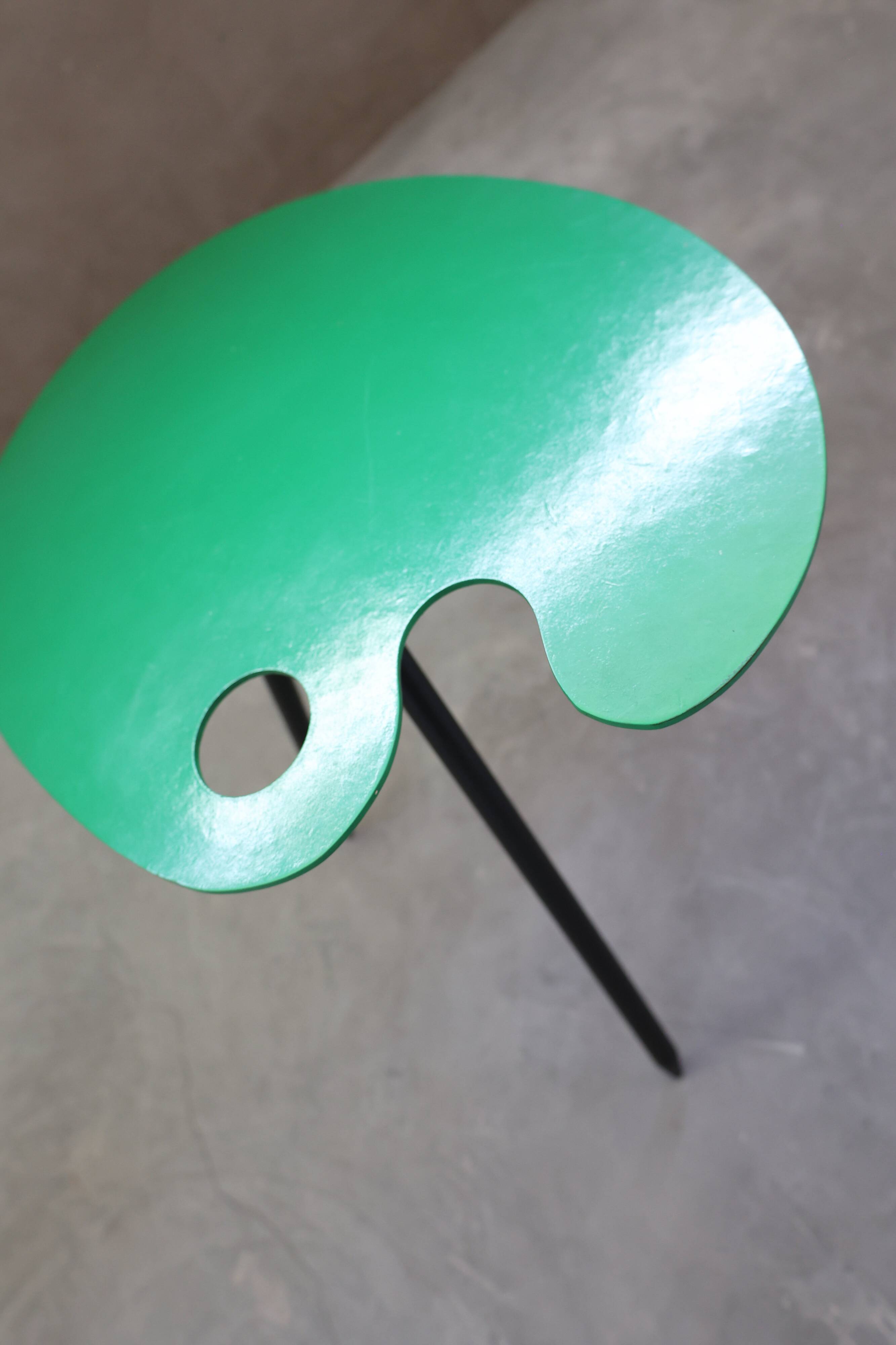 Side table by Lucien de Roeck for Bois Manu