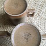 Set of 3 sandstone mugs