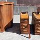 American "Roll Top" desk in oak.