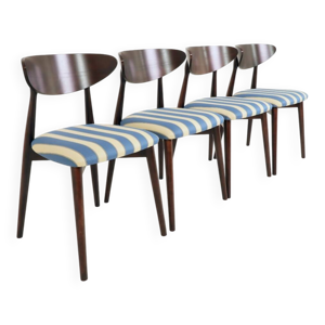 Ensemble moderne de 4 chaises de