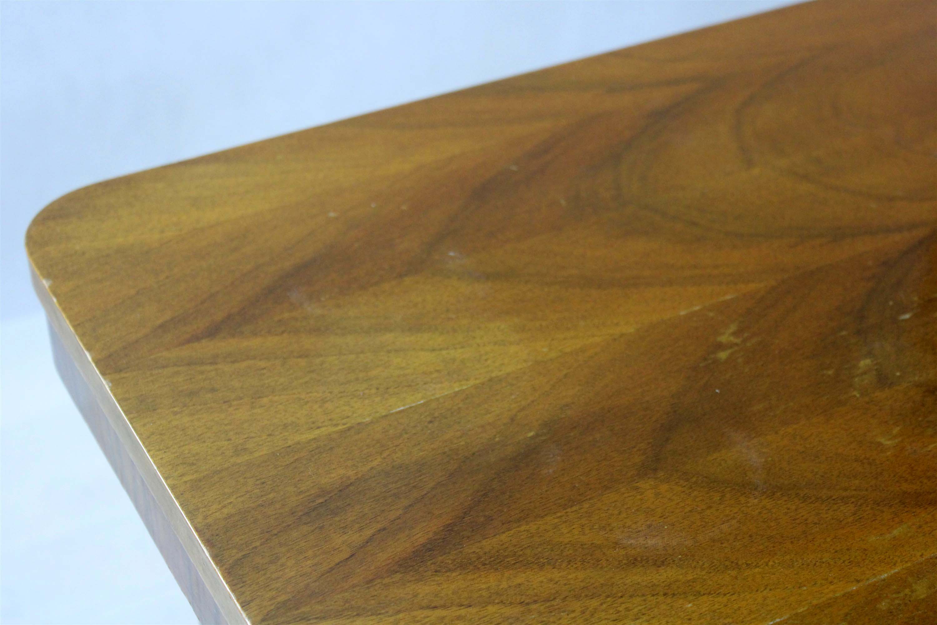 Table à manger à rallonge en noyer de Mier, années 1950