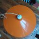 Large vintage metal pendant light