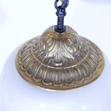 Opaline hanging lamp