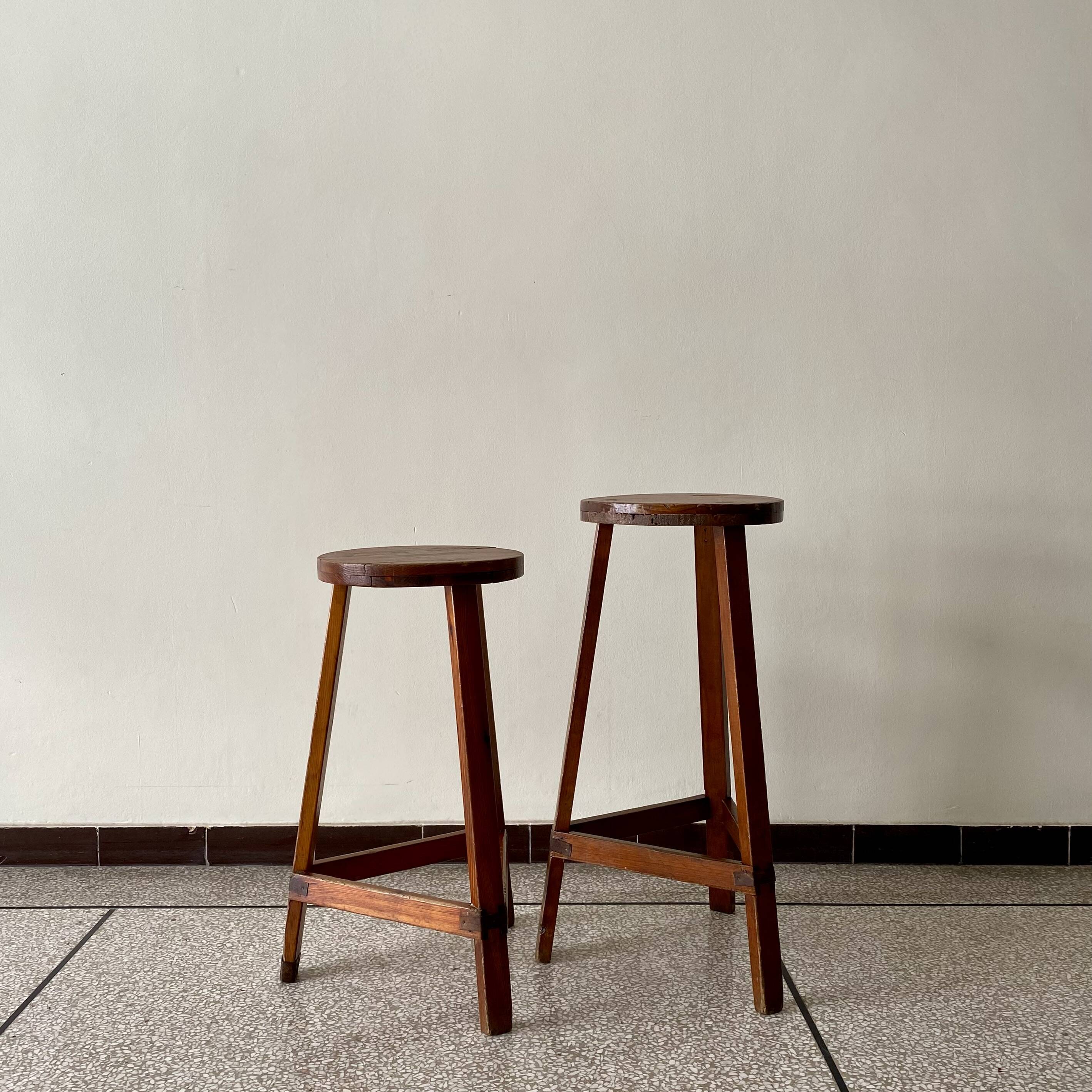 Tabouret haut, sellette x2