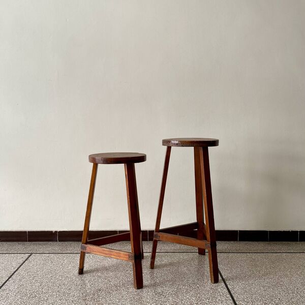 Tabouret haut, sellette x2