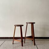 High stool, side table x2