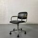 Fauteuil de bureau tubulaire noir
