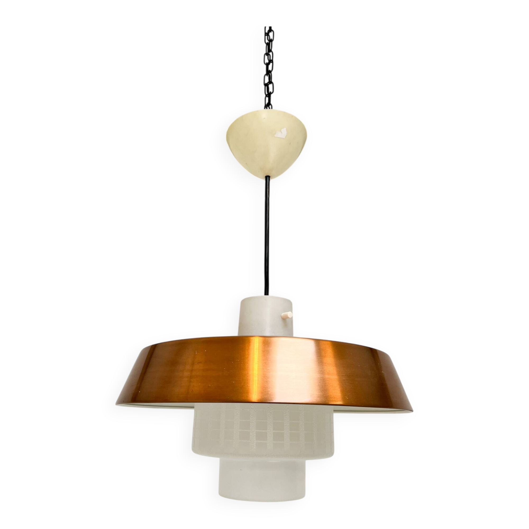 Mid Century brass design lamp, 1960s