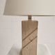 Lampe à poser en travertin 1970
