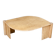 Sculptural Italian travertine coffee table, 1980s