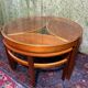 Mid century retro vintage teak round coffee  table by Nathan 1960