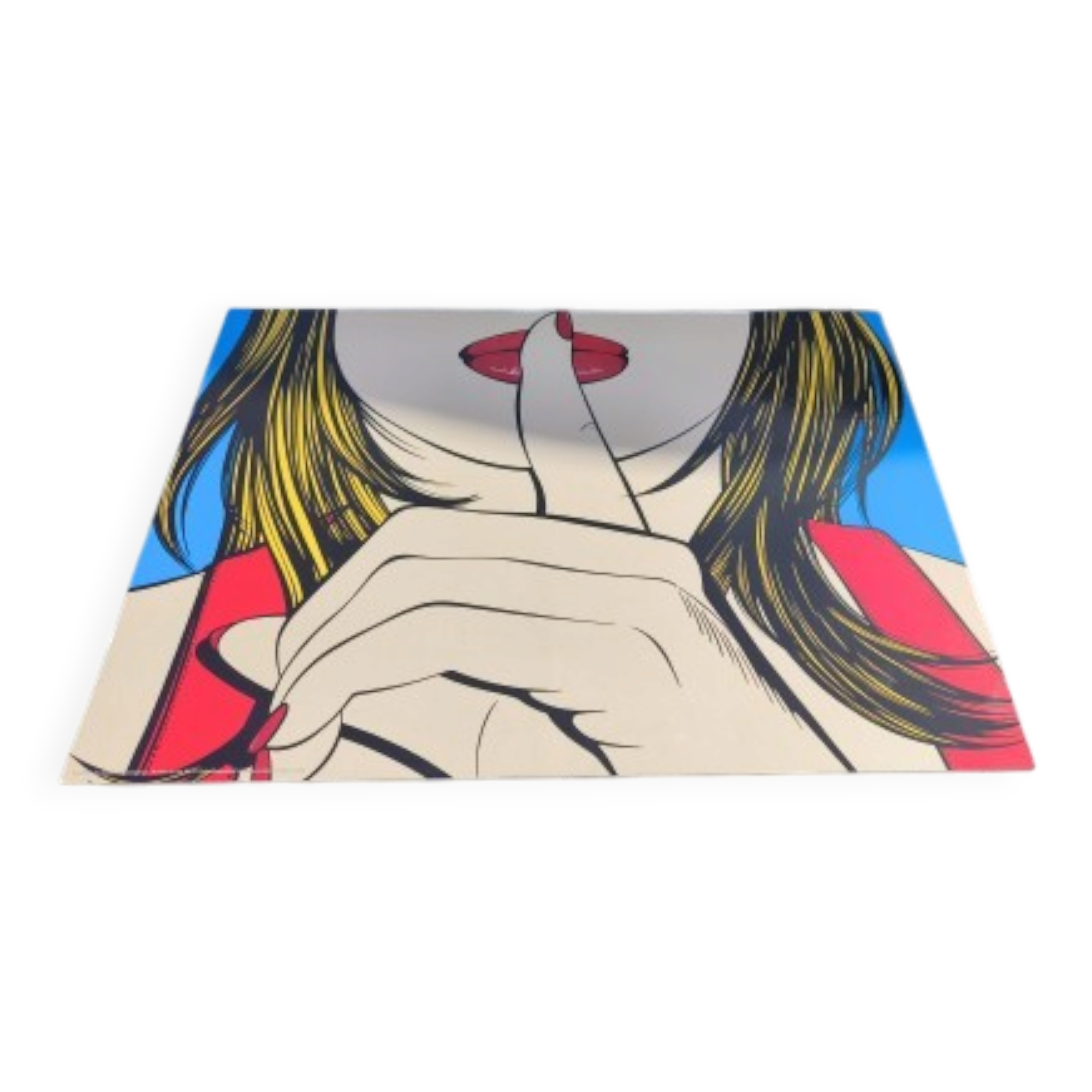 Impression pop art vintage Sssshhh par Deborah Azzopardi