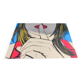 Impression pop art vintage Sssshhh par Deborah Azzopardi