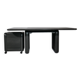"HOMBRE" Desk in Solid Wood by B. Vogtherr for Rosenthal, 1970s
