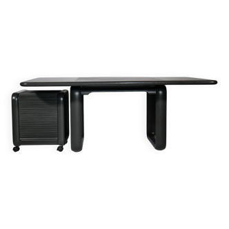 "HOMBRE" Desk in Solid Wood by B. Vogtherr for Rosenthal, 1970s