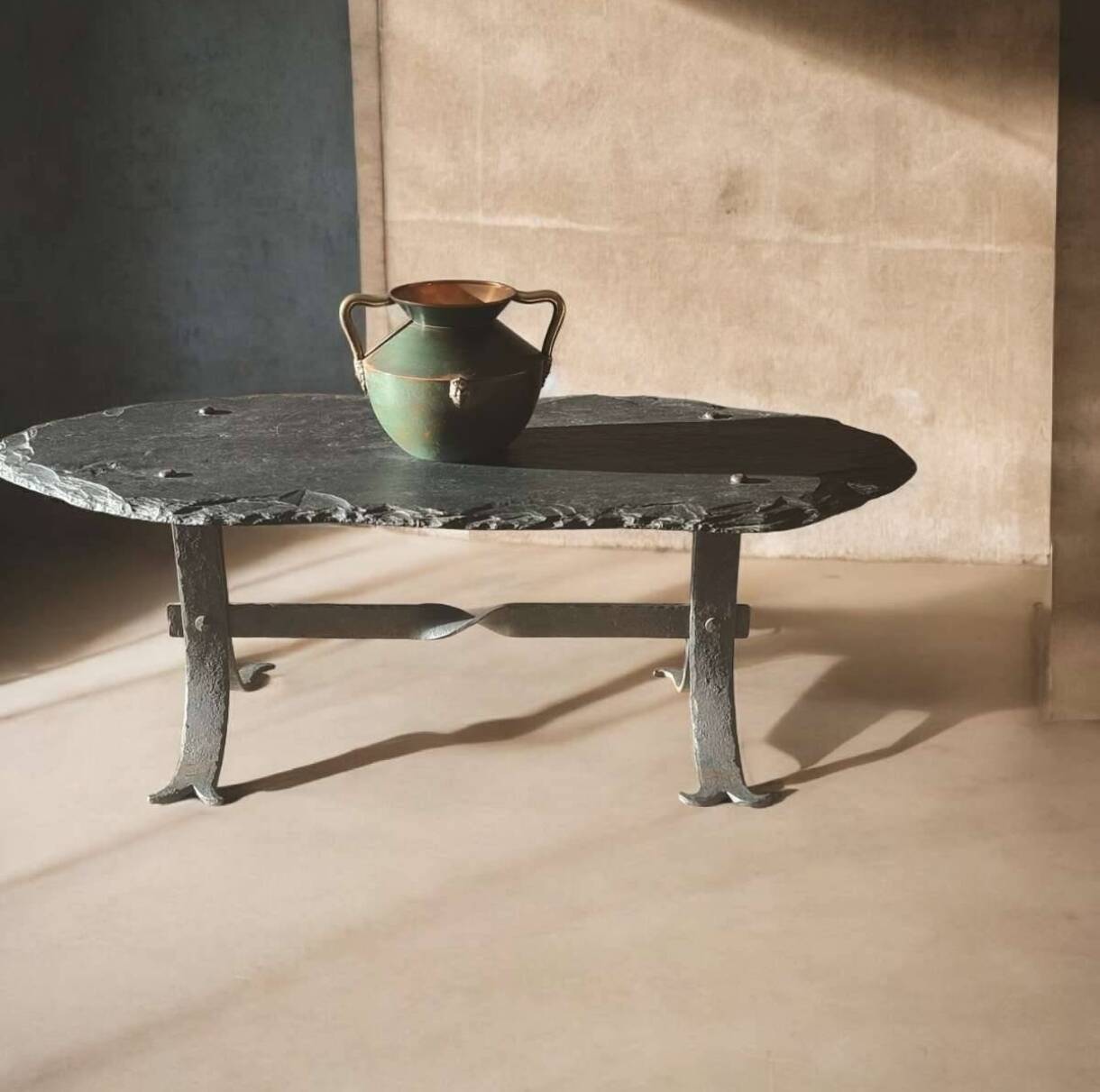 Stone coffee table, France, 1960s