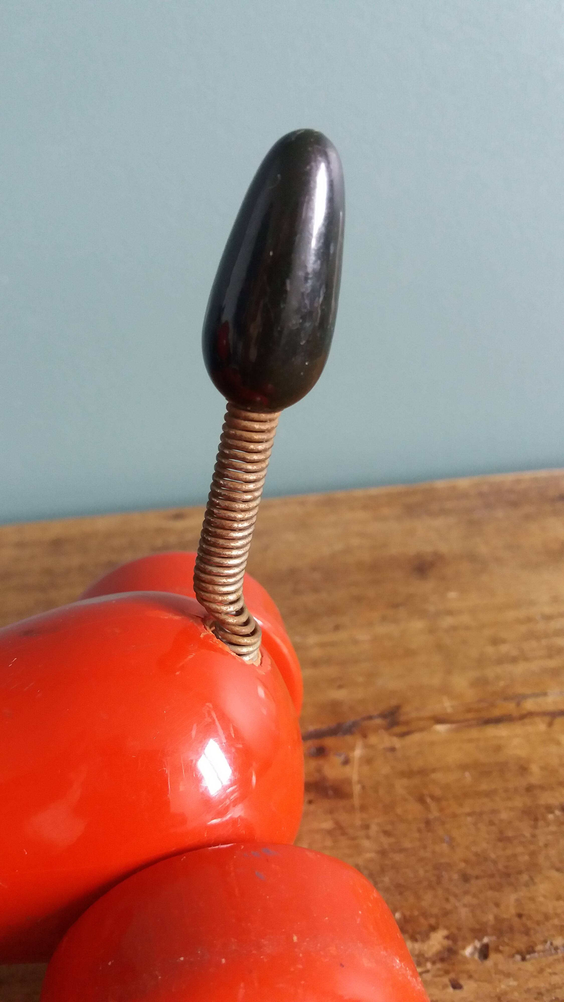 Old pull-along dog toy, Kouvalias, Greece