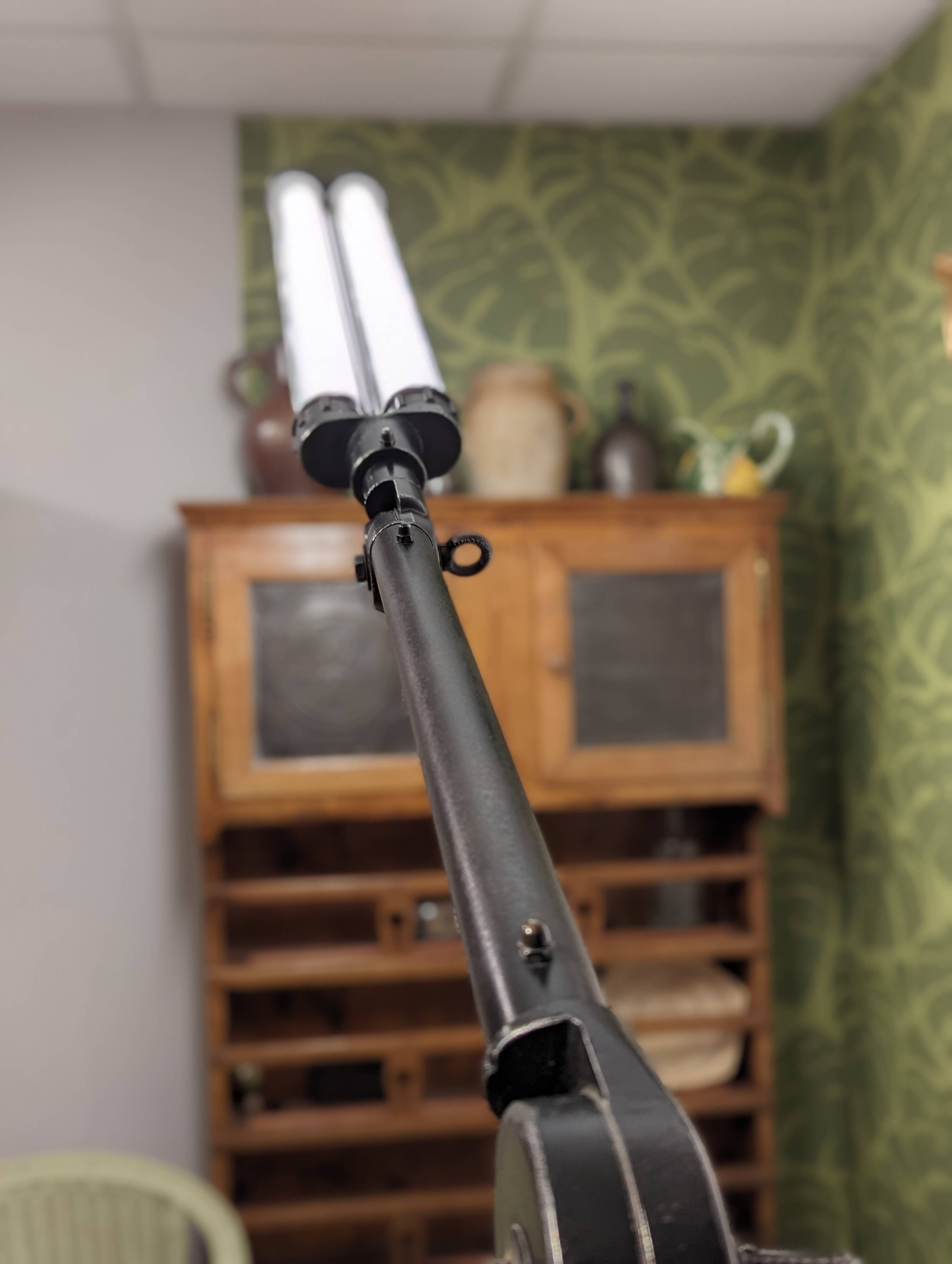 Toulemonde industrial floor lamp aeronautical garage