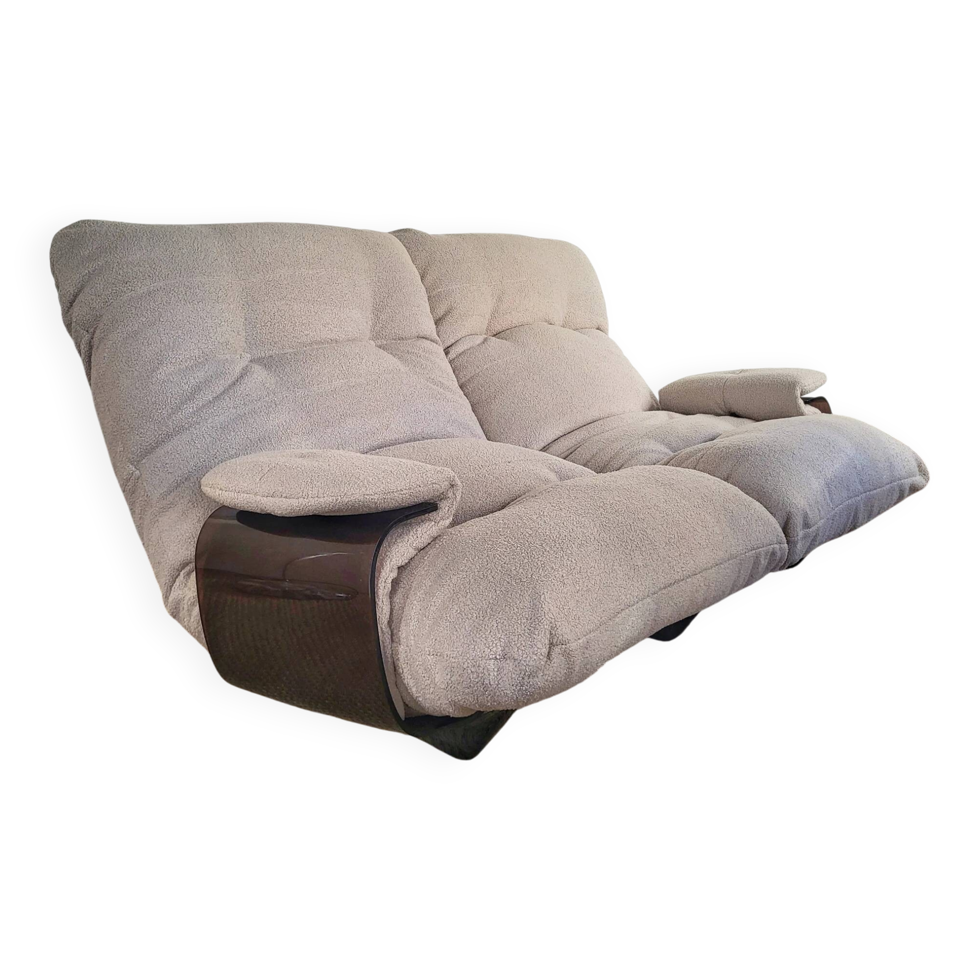 Marsala two-seater sofa