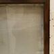 Wall display case with a solid oak door