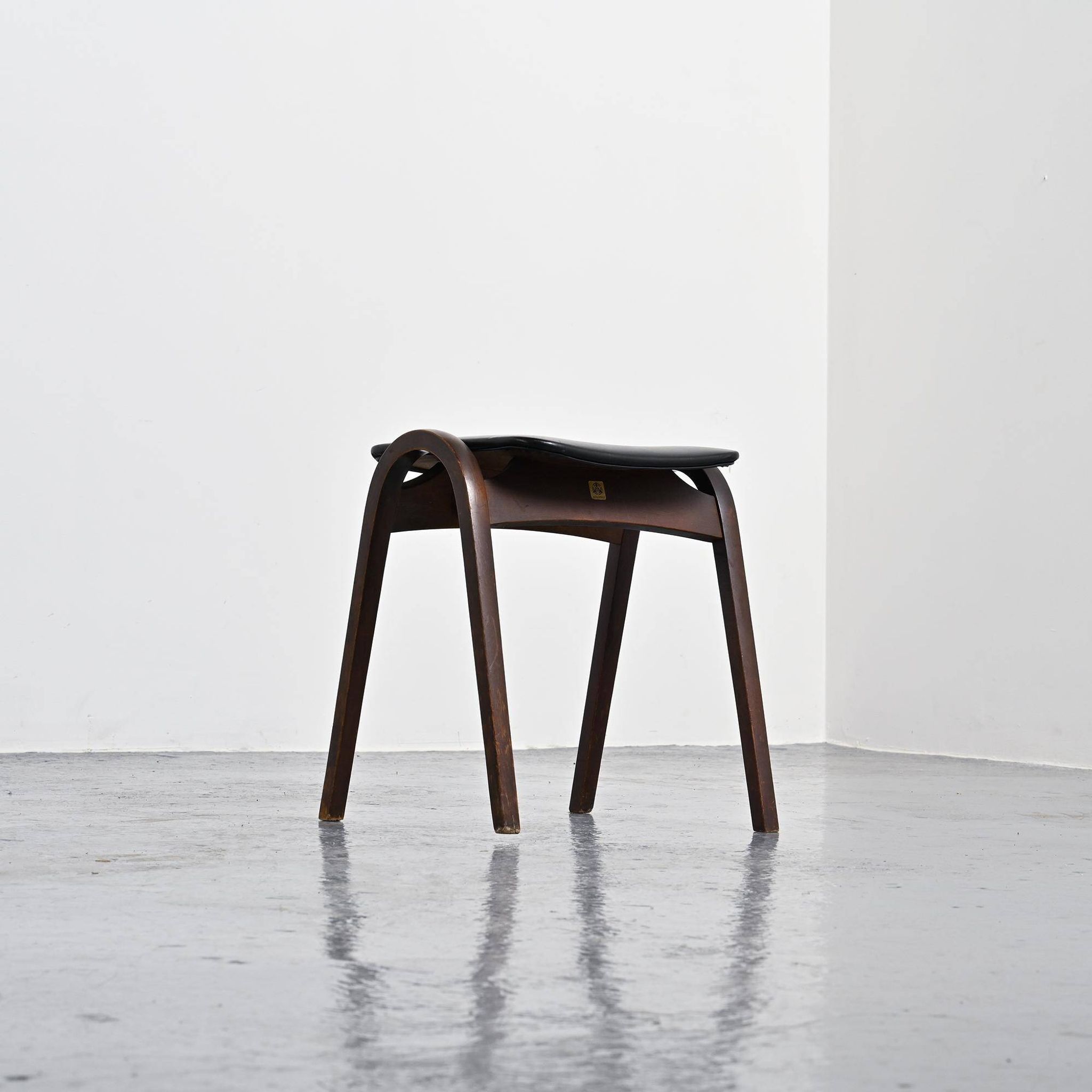 Pair of stools by Isamu Kenmochi for Akita Mokko, Japan circa 1960.