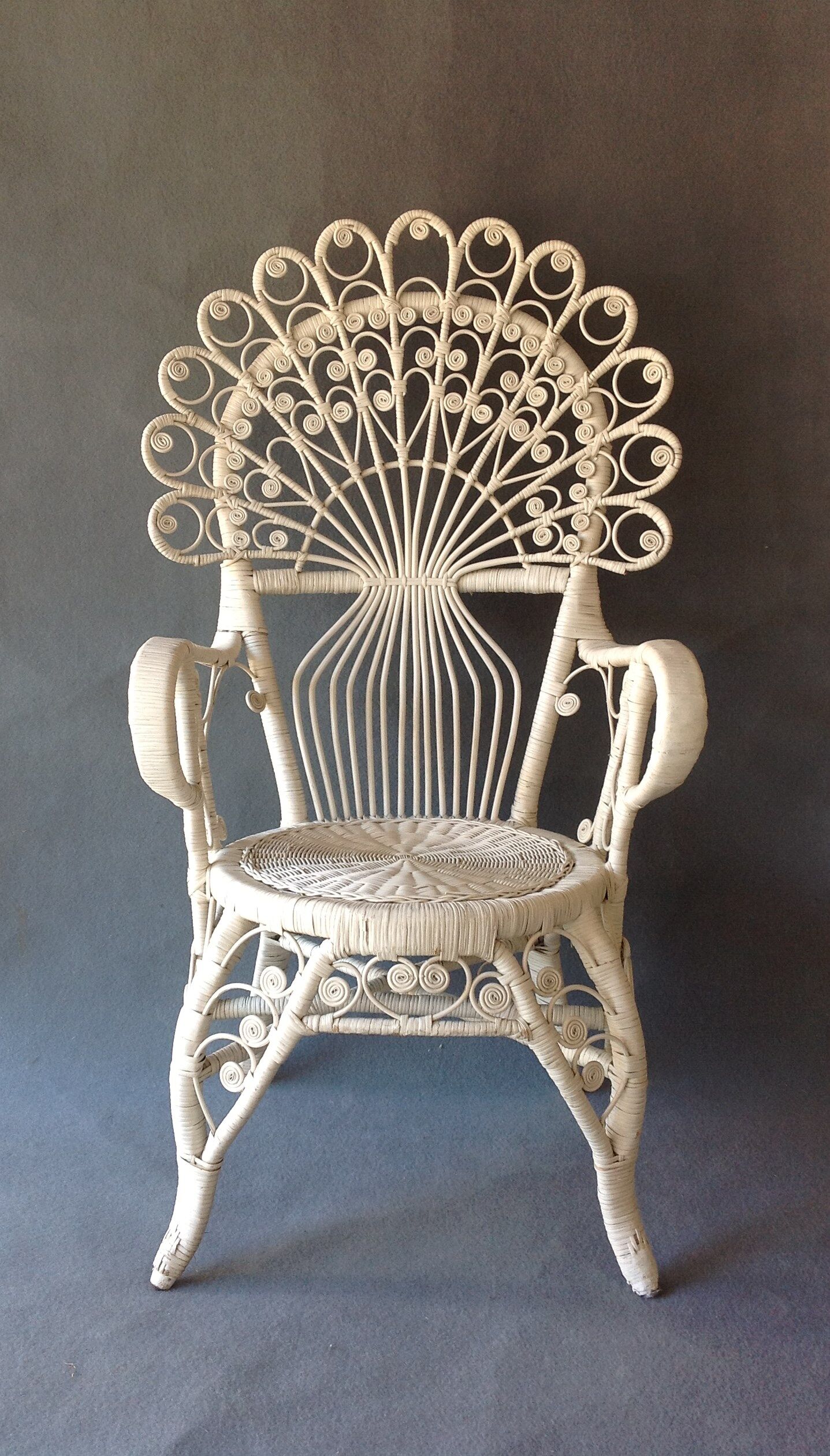 Fauteuil Peacock en rotin