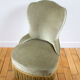 Green toad armchair