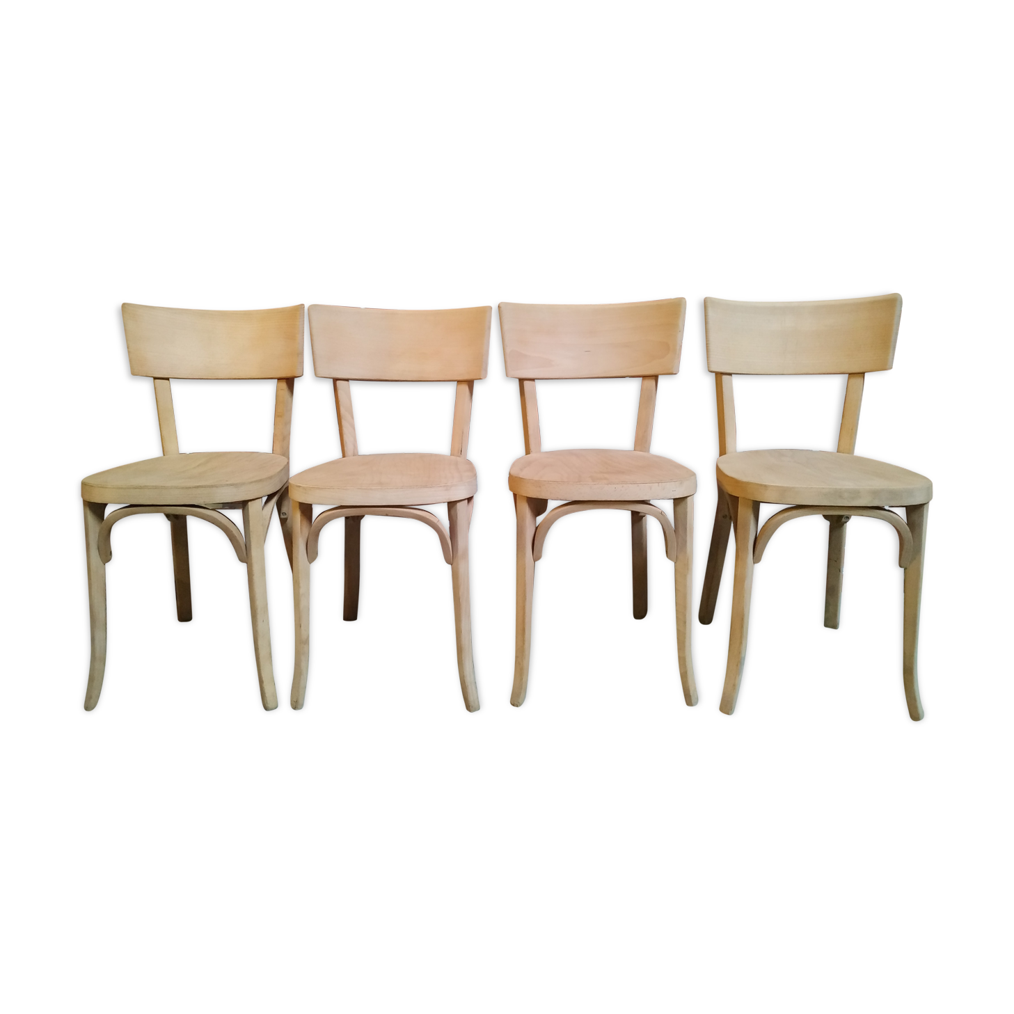 Set of 4 baumann bistro chairs