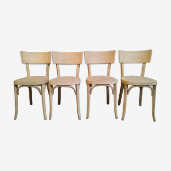 Set of 4 baumann bistro chairs