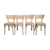 Set of 4 baumann bistro chairs