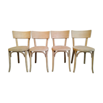 Set of 4 baumann bistro chairs