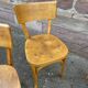 4 chairs bistro café baumann bentwood from the 1950s