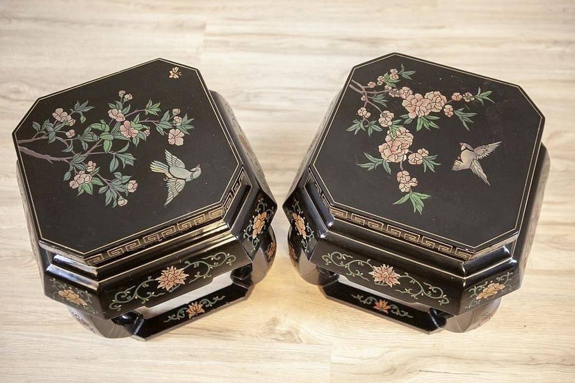 Early 20th Century Tables, 1950s, Set of 2