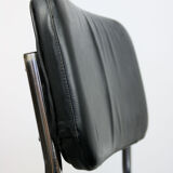 Leather Cesca Chair by Marcel Breuer, set of 2