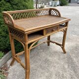 Rattan desk