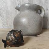 Cendrier poisson bronze