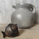 Cendrier poisson bronze