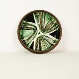 Duża, ceramiczna patera- misa Mid Century, Dania, lata 60.